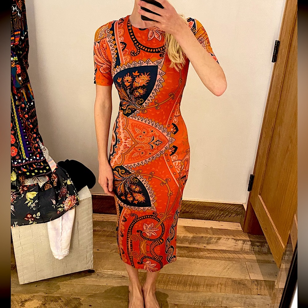 Farm Rio for Anthropologie Paisley Dress